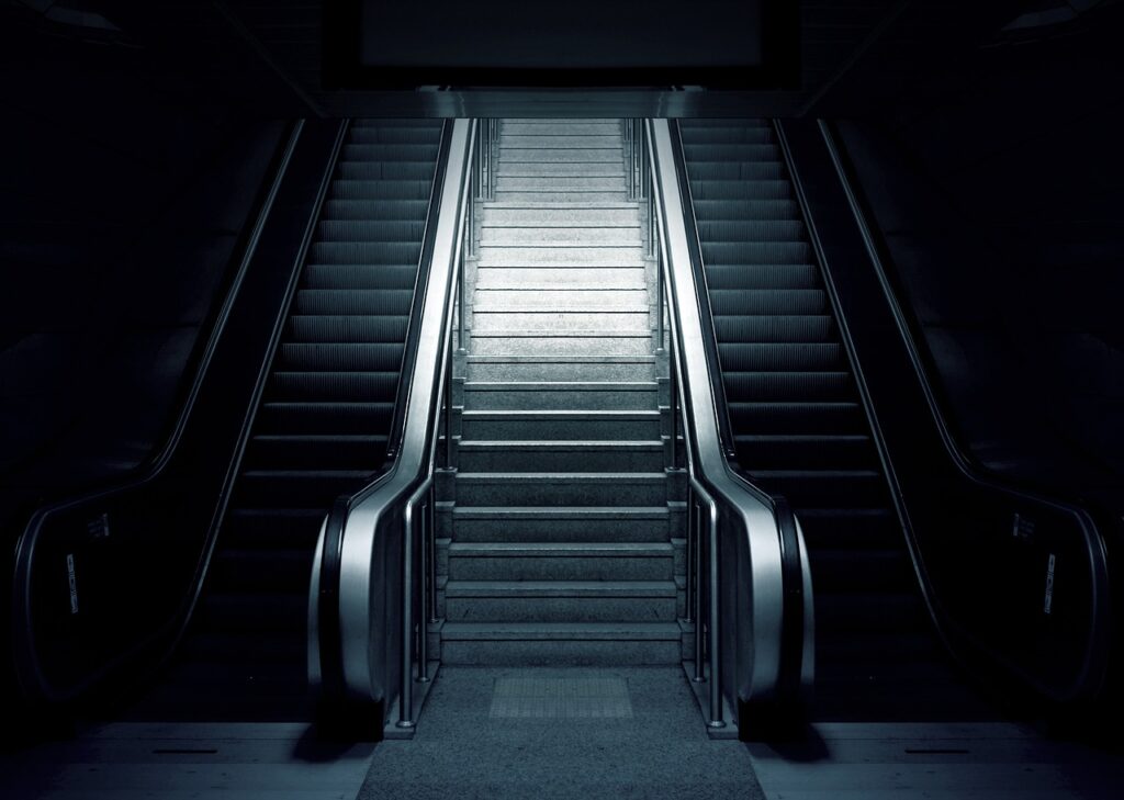 escalator, stairs, metro, subway, station, staircase, stairway, underground, urban, dark, escalator, stairs, stairs, stairs, stairs, subway, staircase, dark, dark, dark, dark, dark
